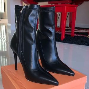PUBLIC DESIRE STILLETO ANKLE BOOTS